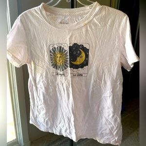 Sun moon Pacsun graphic tee